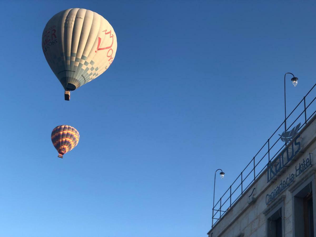 ikarus Cappadocia Hotel Üchisar Bagian luar foto