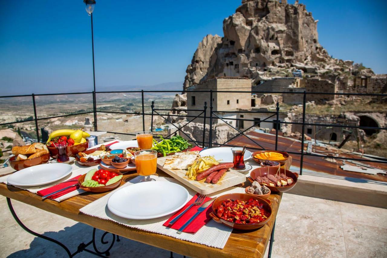 ikarus Cappadocia Hotel Üchisar Bagian luar foto